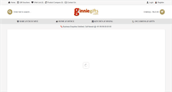 Desktop Screenshot of ginniegifts.com