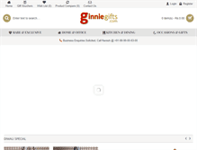 Tablet Screenshot of ginniegifts.com